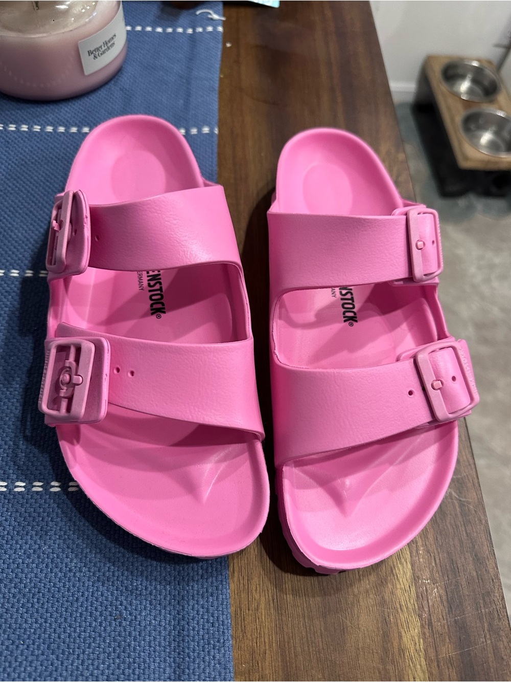 Birkenstock Arizona EVA Sandals in Vibrant Pink